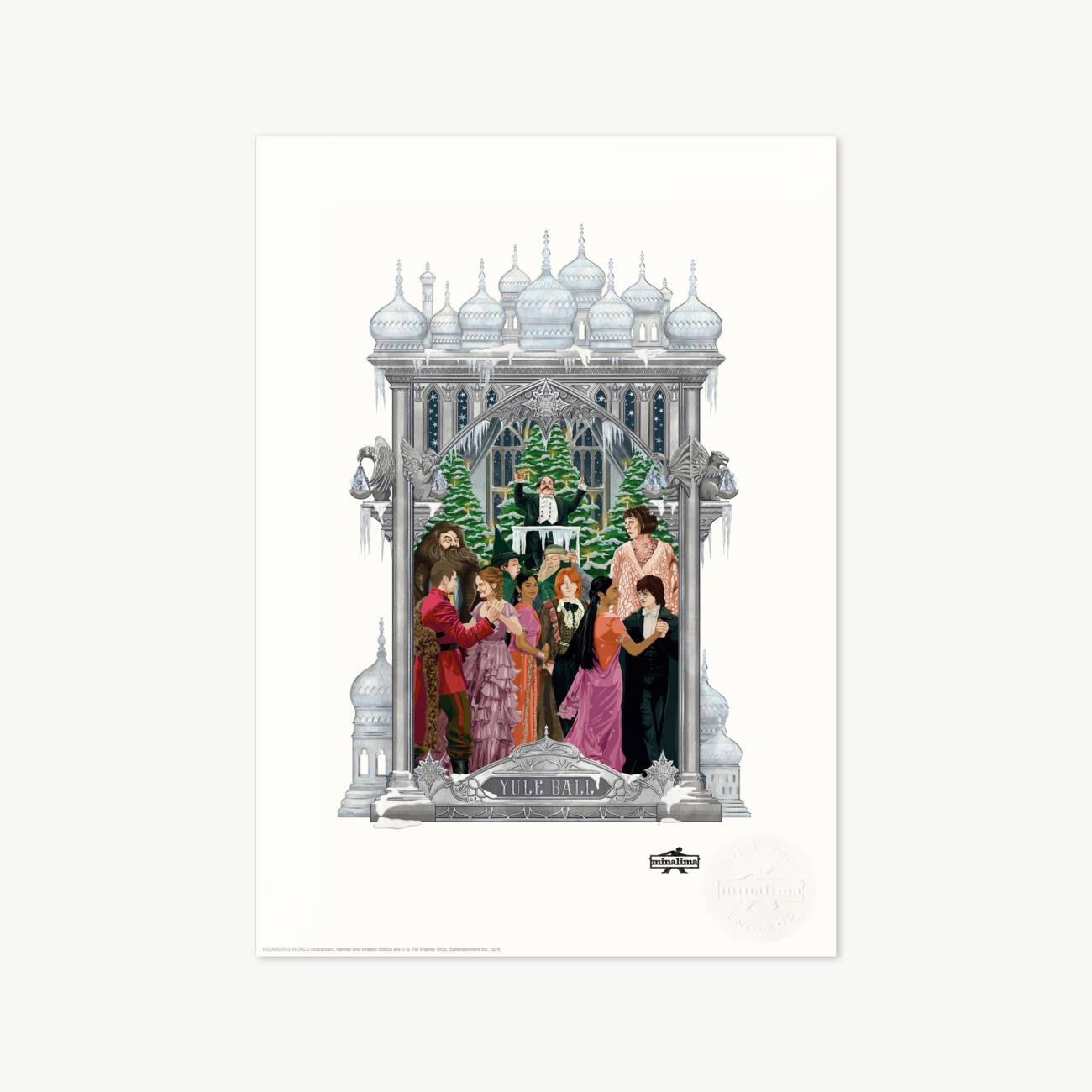 Magical Moments art print featuring the Triwizards Waltz, the first dance of the Yule Ball, from the film ‘Harry Potter and the Goblet of Fire’.